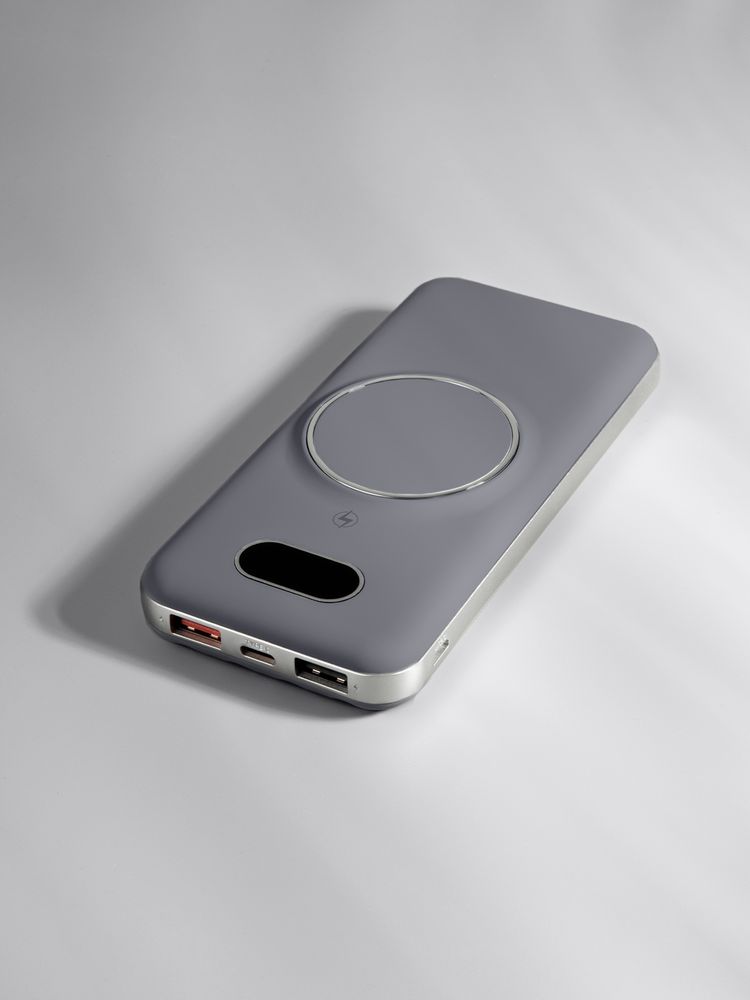 Внешний аккумулятор Omni Pro 10000 мАч, серый Внешний аккумулятор Omni Pro 10000 мАч, серый