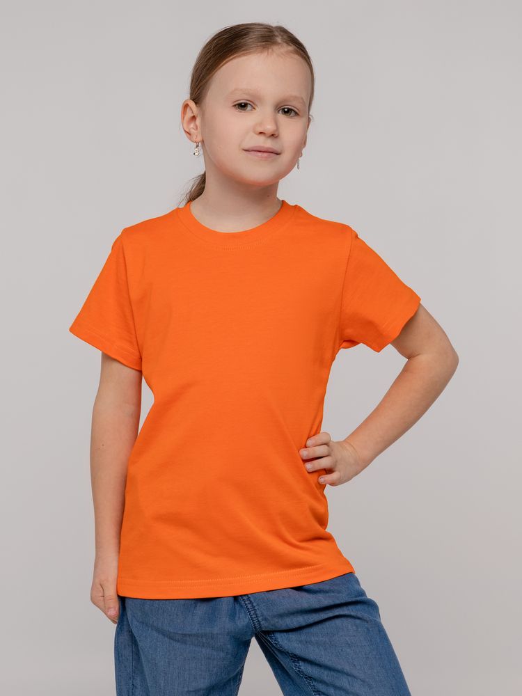 Футболка детская T-Bolka Kids, оранжевая Футболка детская T-Bolka Kids, оранжевая