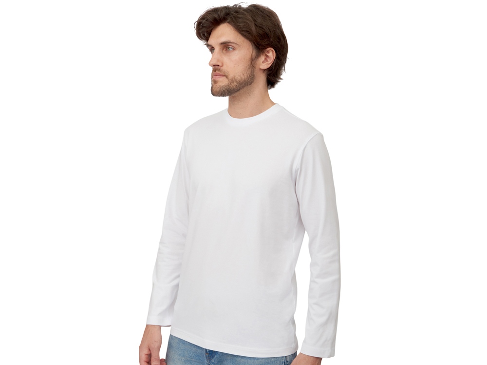 Лонгслив HD Fit мужской, белый Лонгслив HD Fit мужской, белый