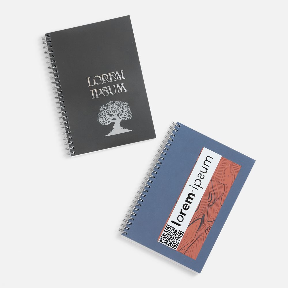 Блокнот на пружине Novalis, черный Блокнот на пружине Novalis, черный