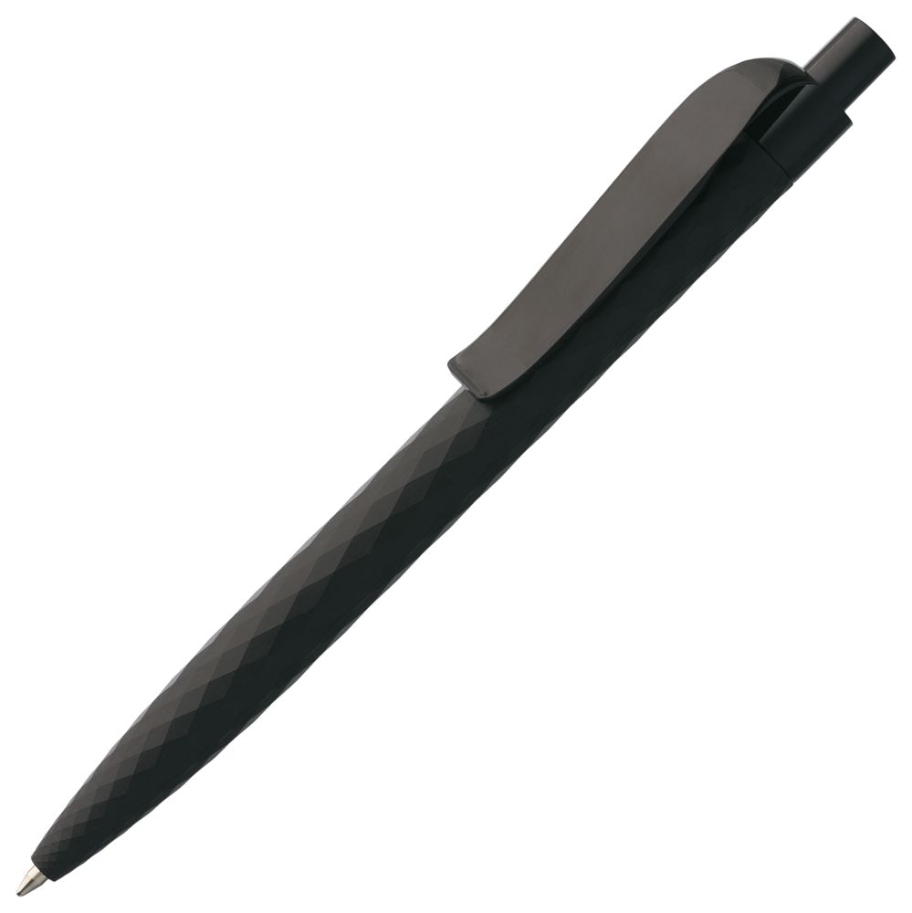 Ручка шариковая Prodir QS01 PRP-P Soft Touch, черная Ручка шариковая Prodir QS01 PRP-P Soft Touch, черная