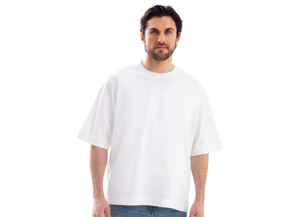 Футболка оверсайз Beta.01 унисекс, молочный