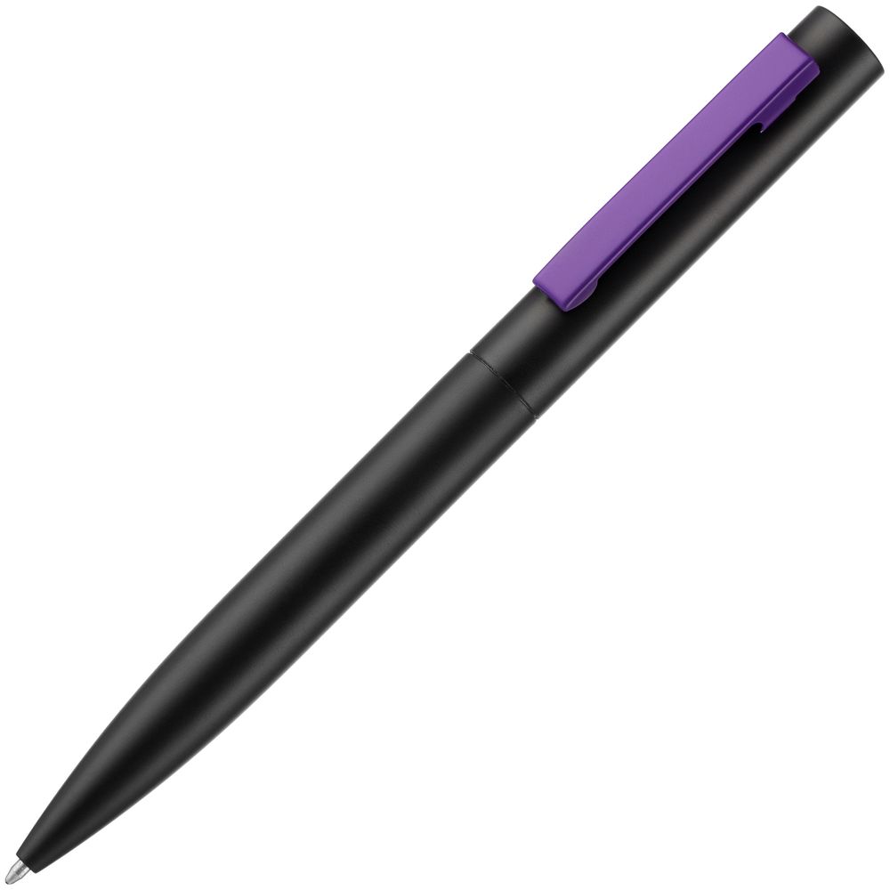 Ручка шариковая Inkolor, черная с фиолетовым Ручка шариковая Inkolor, черная с фиолетовым