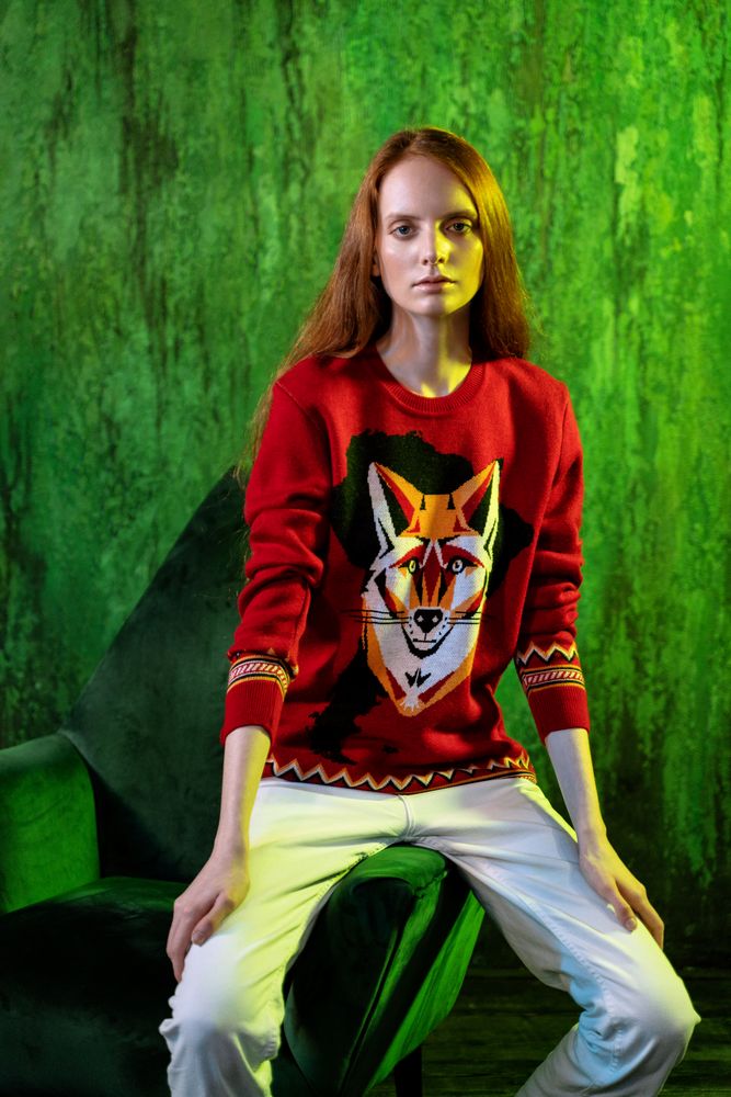 Джемпер Totem Fox, красный Джемпер Totem Fox, красный