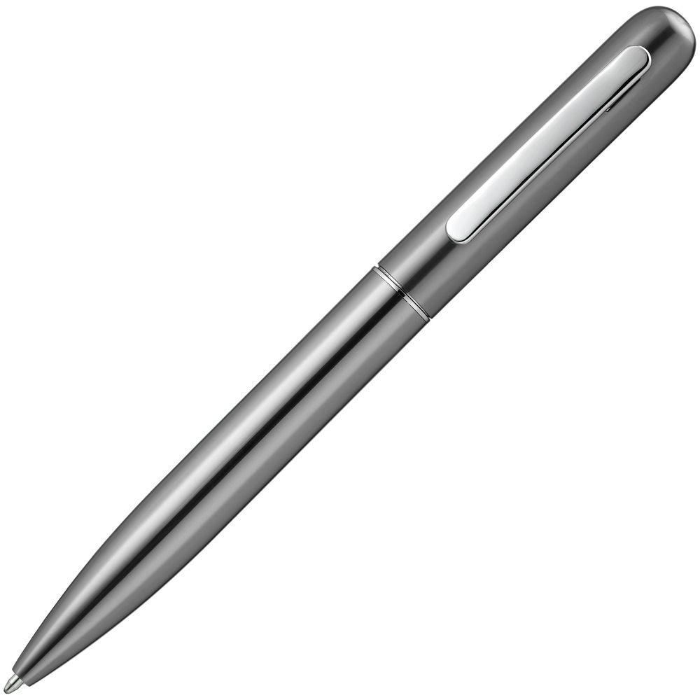 Ручка шариковая Scribo, серо-стальная Ручка шариковая Scribo, серо-стальная