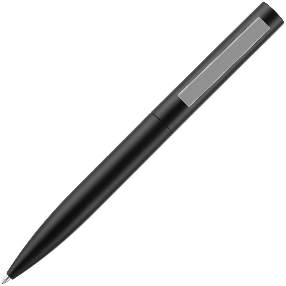 Ручка шариковая Inkolor, черная с серым Ручка шариковая Inkolor, черная с серым
