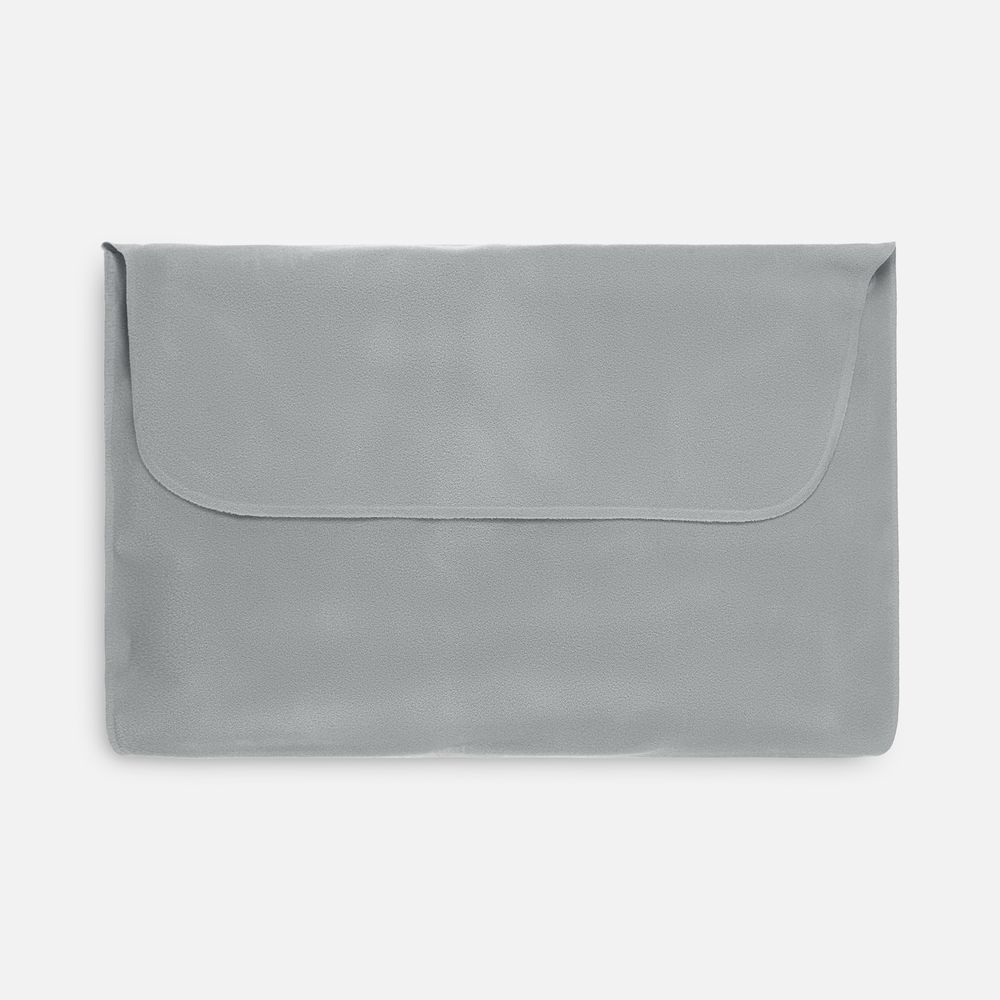 Надувная подушка под шею в чехле Sleep, темно-серая