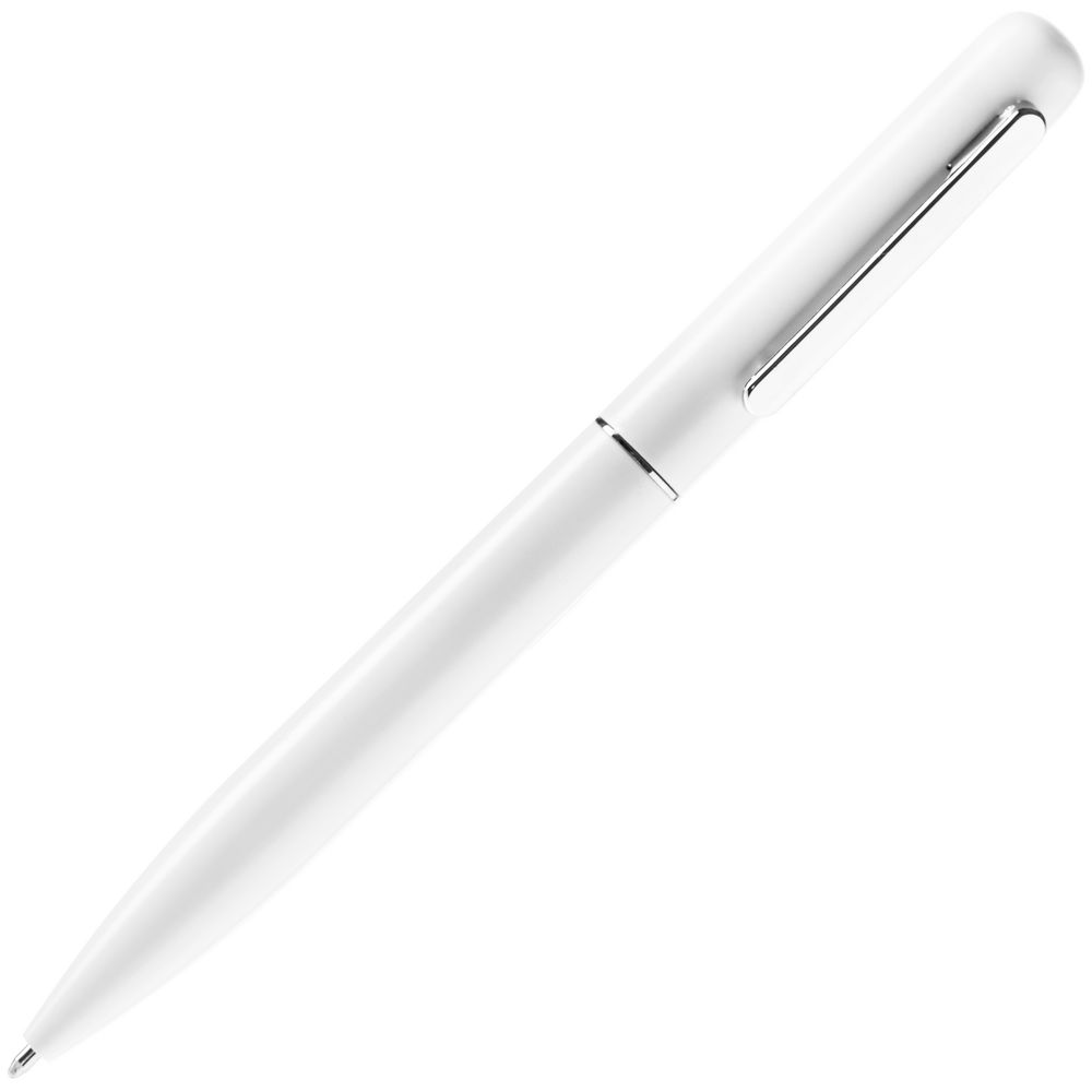 Ручка шариковая Scribo, матовая белая Ручка шариковая Scribo, матовая белая