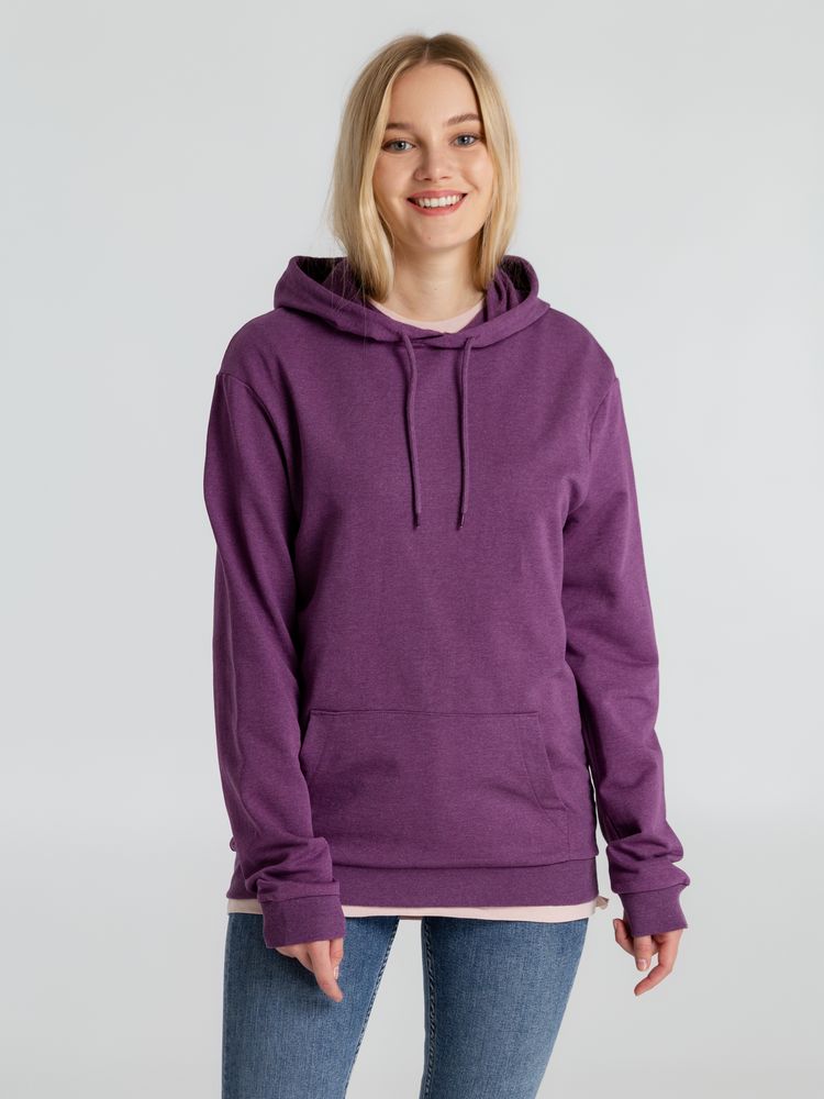 Толстовка с капюшоном унисекс Hoodie, фиолетовый меланж Толстовка с капюшоном унисекс Hoodie, фиолетовый меланж