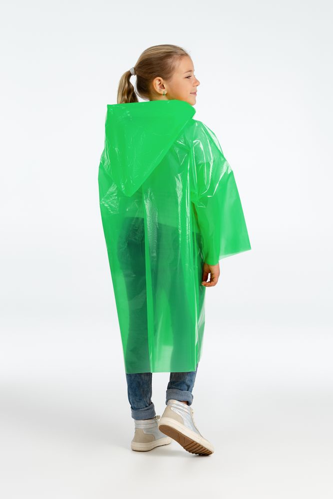 Дождевик-плащ детский BrightWay Kids, зеленый Дождевик-плащ детский BrightWay Kids, зеленый