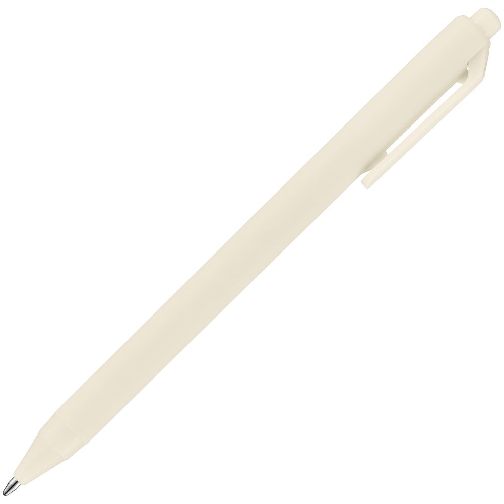 Ручка шариковая Cursive, бежевая Ручка шариковая Cursive, бежевая