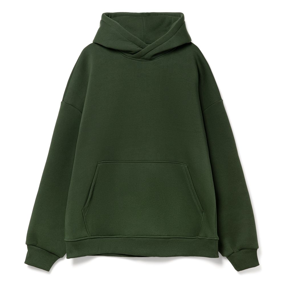 Худи Kulonga Oversize, темно-зеленое Худи Kulonga Oversize, темно-зеленое