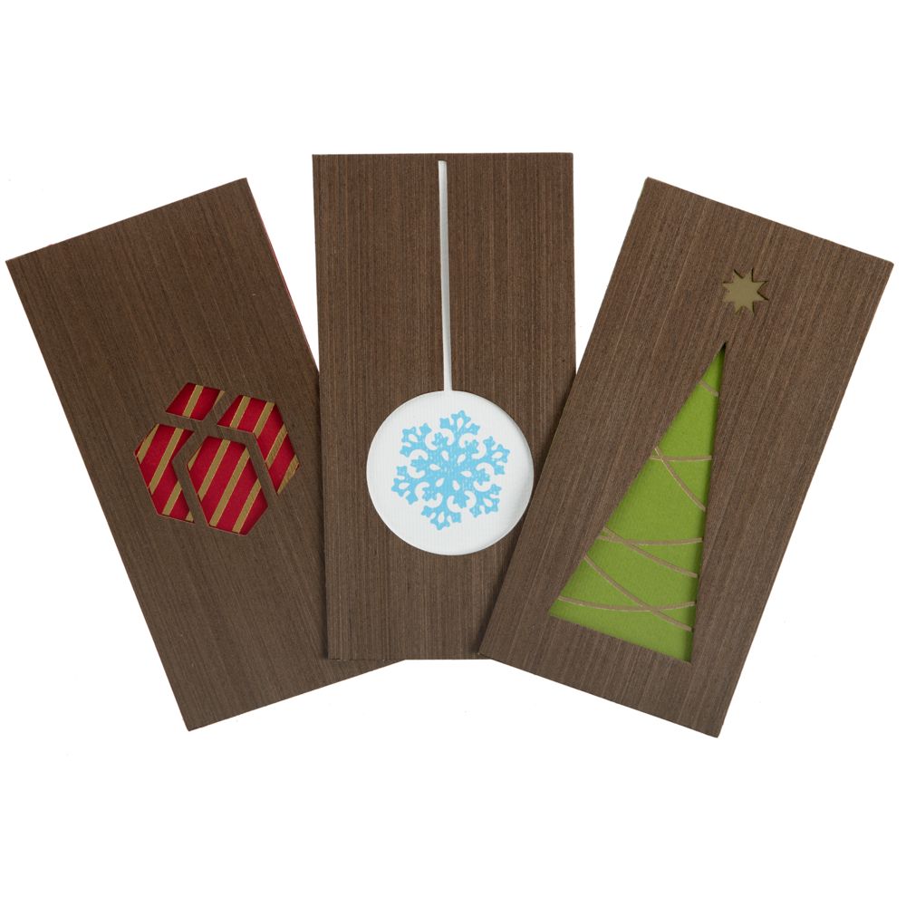 Открытка Season's Greetings, с изображением подарка Открытка Season's Greetings, с изображением подарка
