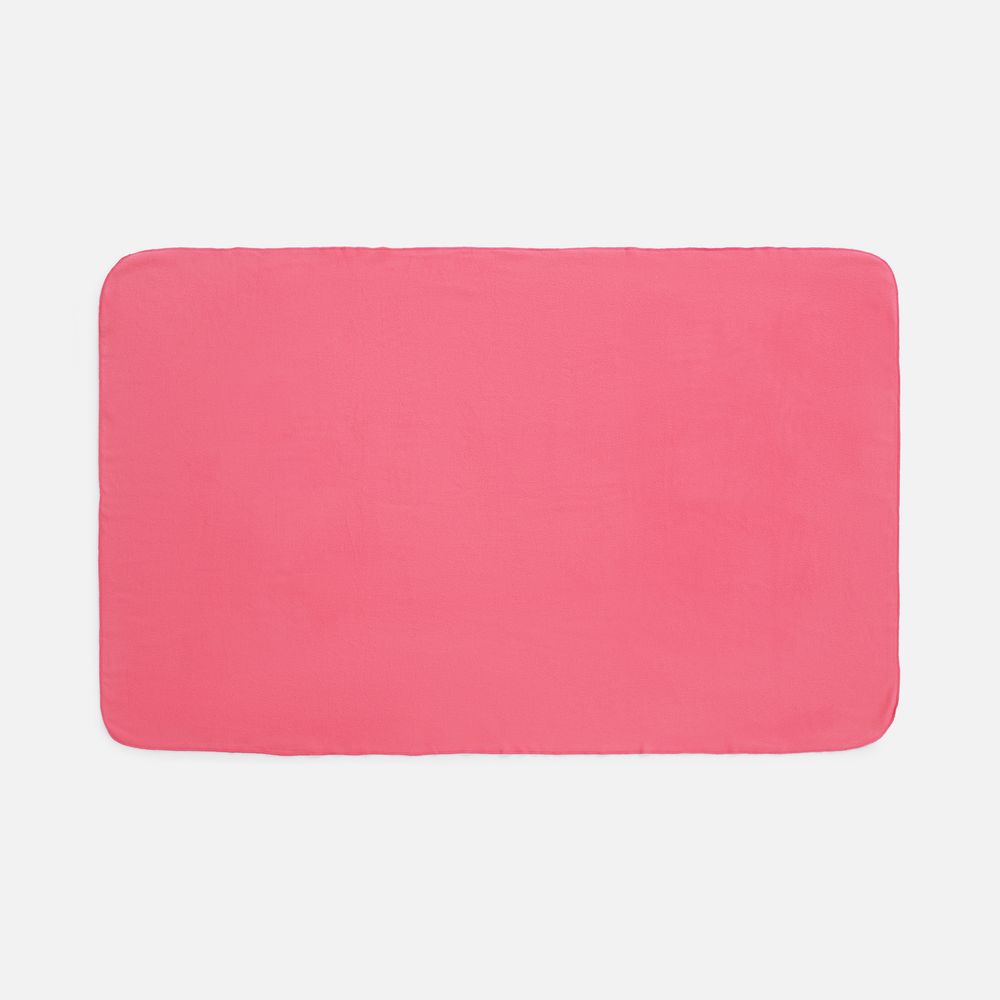 Флисовый плед Warm&Peace, розовый (коралловый)