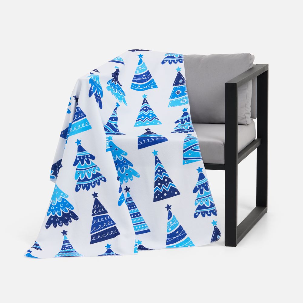 Флисовый плед Imaginario, синий