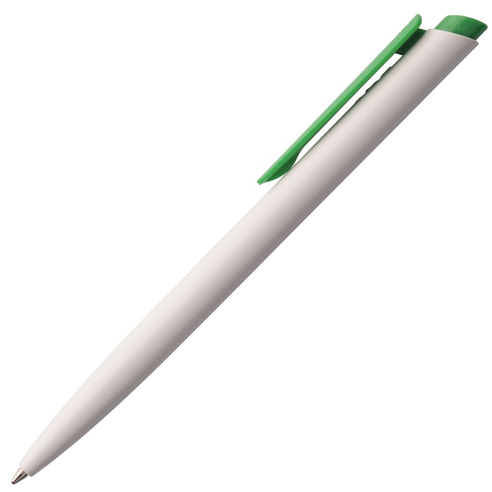 Ручка шариковая Senator Dart Polished, бело-зеленая Ручка шариковая Senator Dart Polished, бело-зеленая