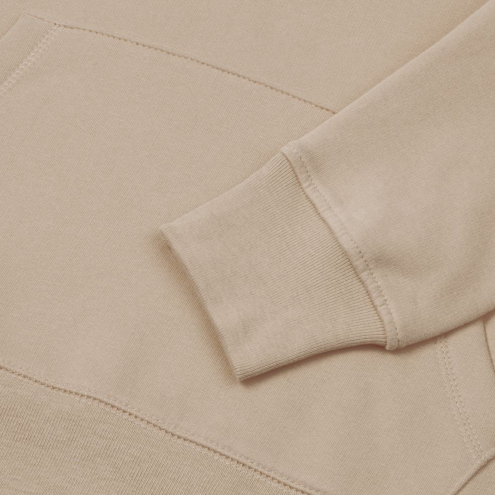 Толстовка с капюшоном унисекс Hoodie, бежевая Толстовка с капюшоном унисекс Hoodie, бежевая