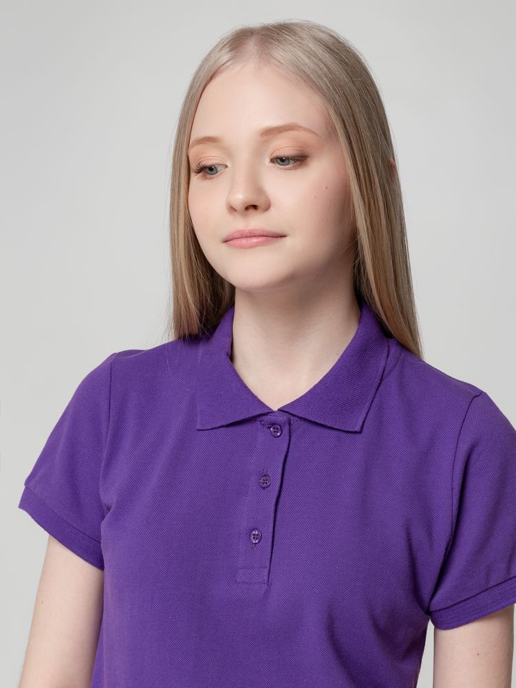 Рубашка поло женская Virma Lady, фиолетовая Рубашка поло женская Virma Lady, фиолетовая
