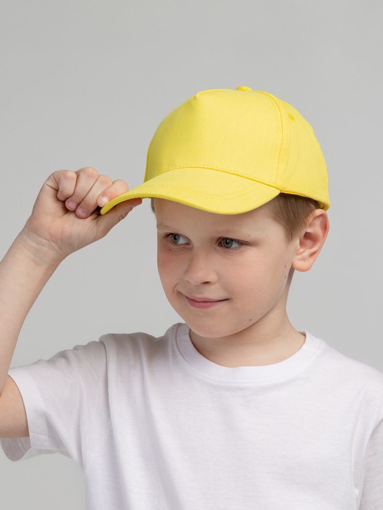 Бейсболка детская Standard Kids, желтая Бейсболка детская Standard Kids, желтая