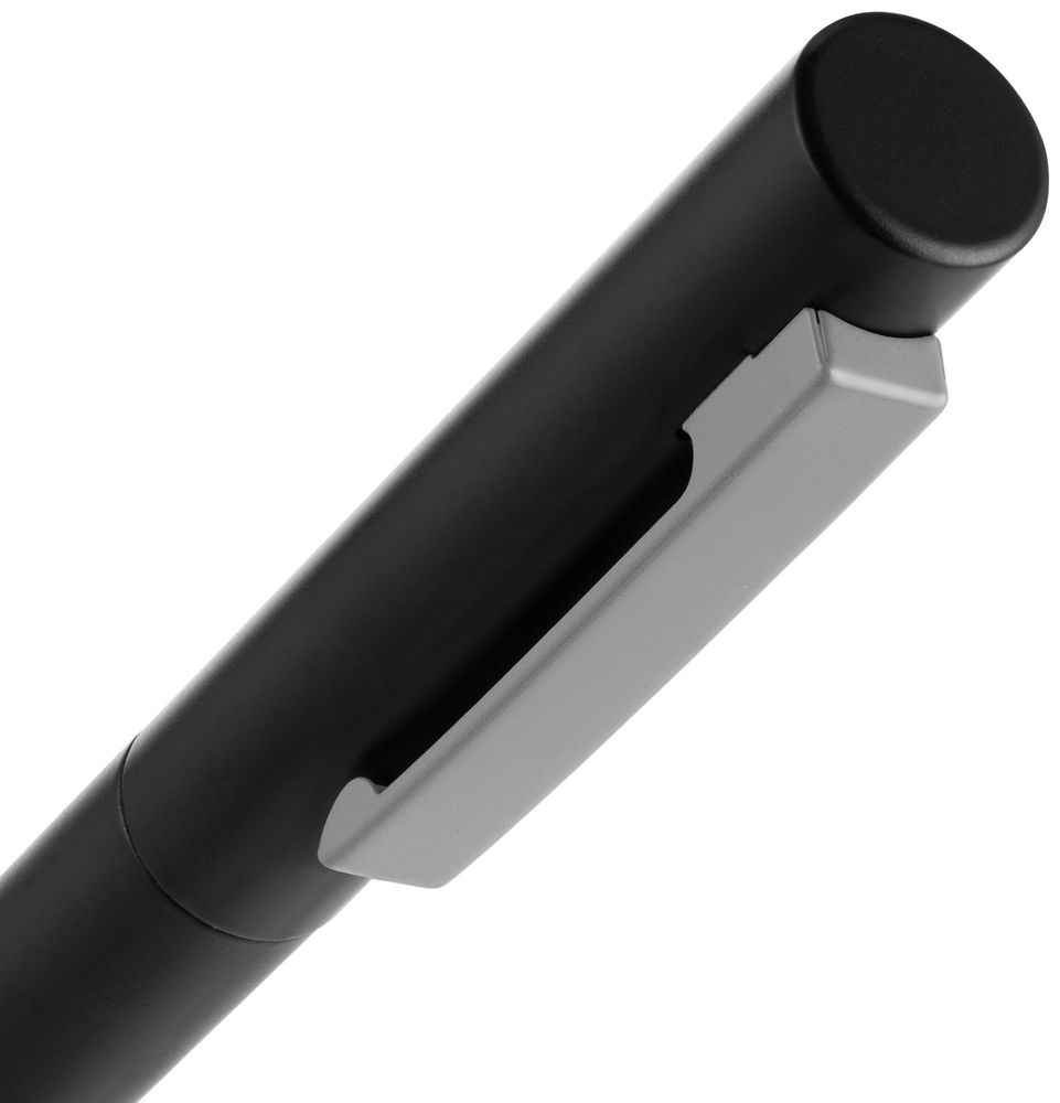 Ручка шариковая Inkolor, черная с серым Ручка шариковая Inkolor, черная с серым