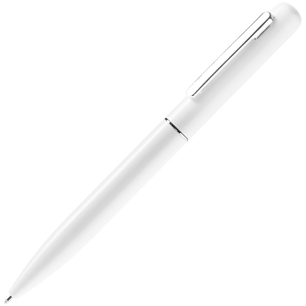 Ручка шариковая Scribo, матовая белая Ручка шариковая Scribo, матовая белая