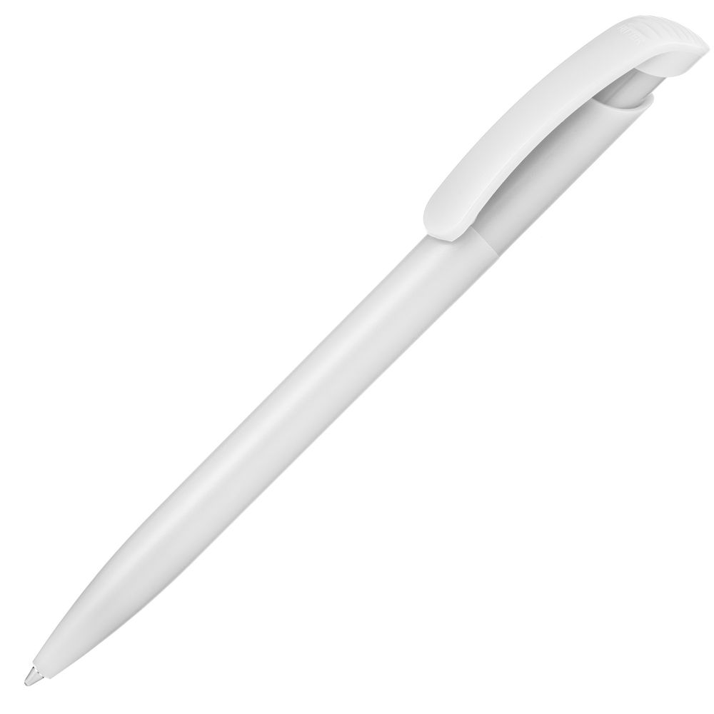 Ручка шариковая Clear Solid, белая Ручка шариковая Clear Solid, белая