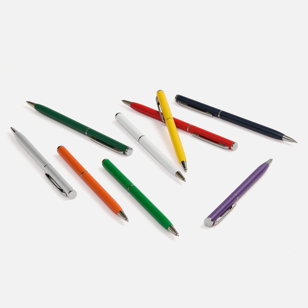 Ручка шариковая Hotel Chrome, ver.2, матовая темно-красная