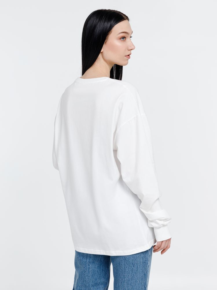 Футболка оверсайз унисекс City Sapiens, молочно-белая