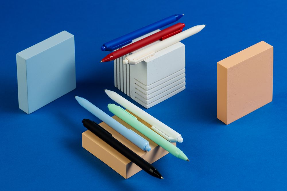 Ручка шариковая Cursive, синяя Ручка шариковая Cursive, синяя