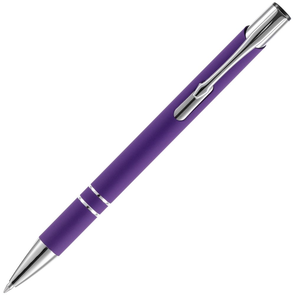 Ручка шариковая Keskus Soft Touch, фиолетовая Ручка шариковая Keskus Soft Touch, фиолетовая