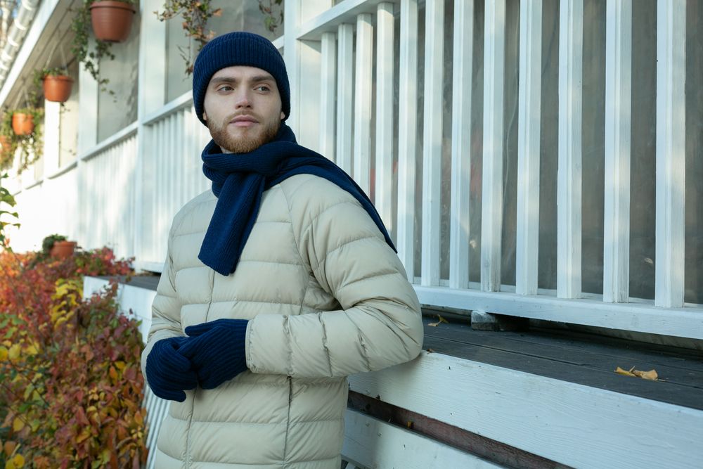 Перчатки Bernard, темно-синие Перчатки Bernard, темно-синие
