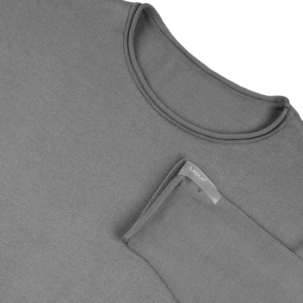 Лонгслив унисекс Siluetti Fuori, серый