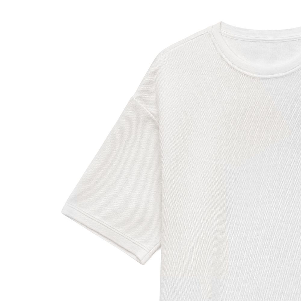 Джемпер с коротким рукавом Siluetti Volumica, молочно-белый