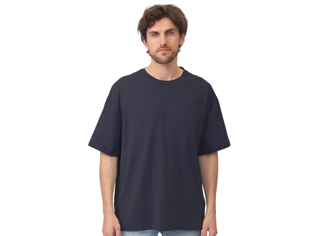 Футболка оверсайз Vienna унисекс , темно-синий