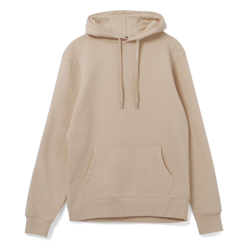 Толстовка с капюшоном унисекс Hoodie, бежевая Толстовка с капюшоном унисекс Hoodie, бежевая