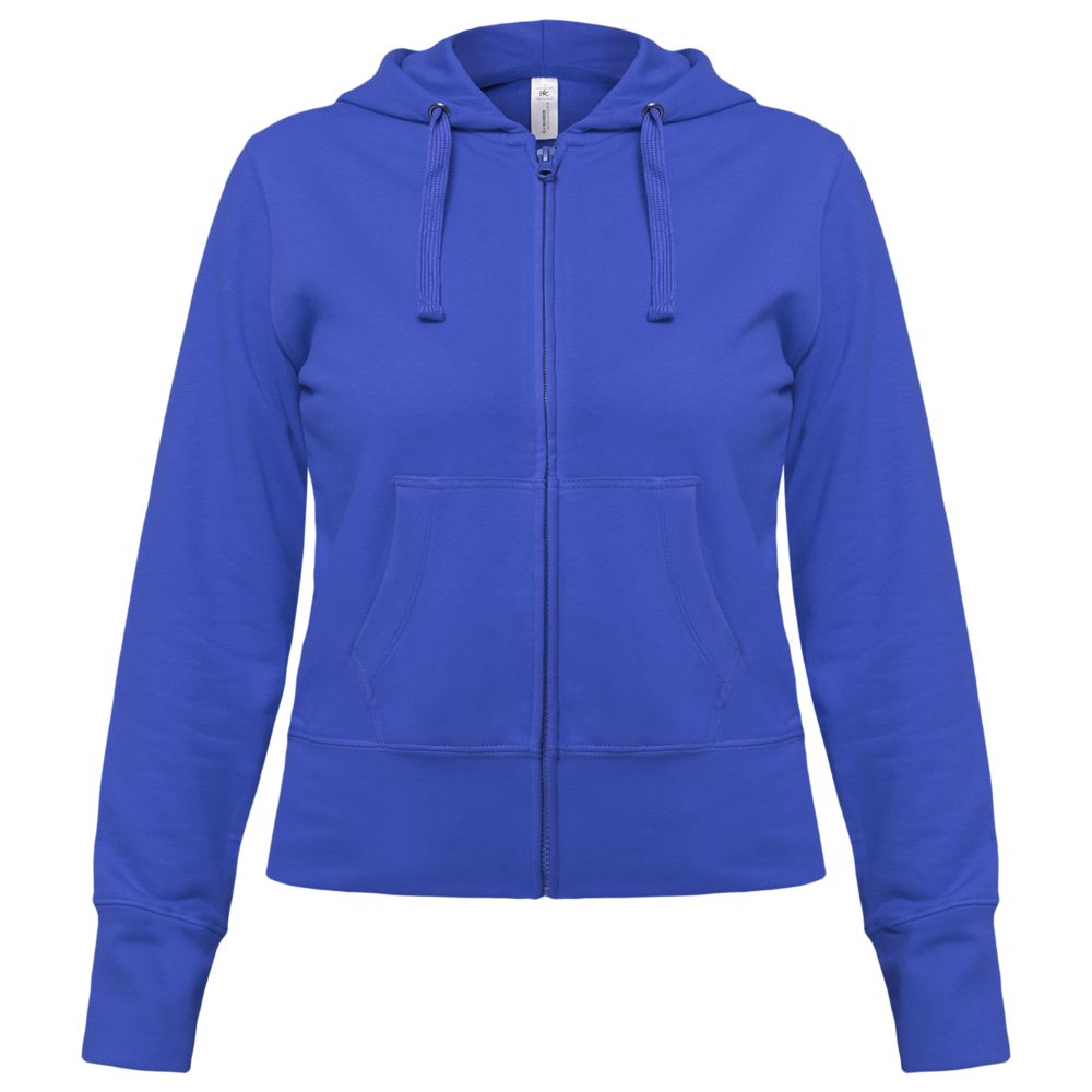 Толстовка женская Hooded Full Zip ярко-синяя Толстовка женская Hooded Full Zip ярко-синяя