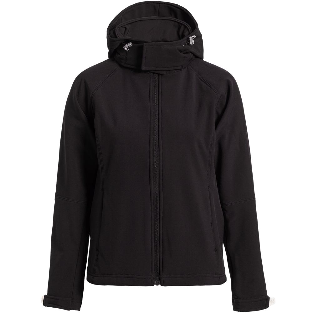 Куртка женская Hooded Softshell черная Куртка женская Hooded Softshell черная