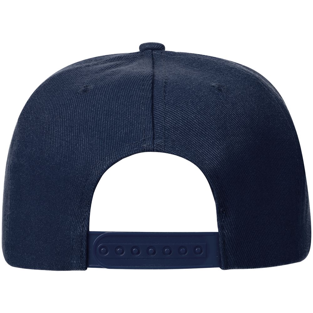 Бейсболка Snapback с прямым козырьком, темно-синяя Бейсболка Snapback с прямым козырьком, темно-синяя