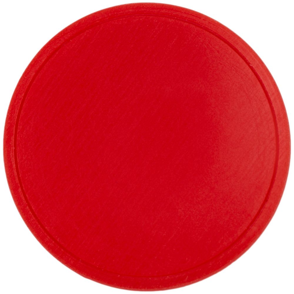 Лейбл из ПВХ Dzeta Round, L, красный Лейбл из ПВХ Dzeta Round, L, красный