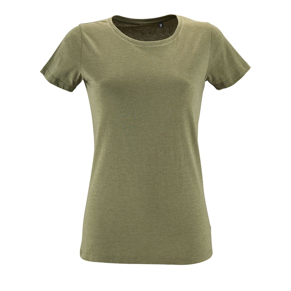 Футболка женская Regent Fit Women, меланж хаки Футболка женская Regent Fit Women, меланж хаки
