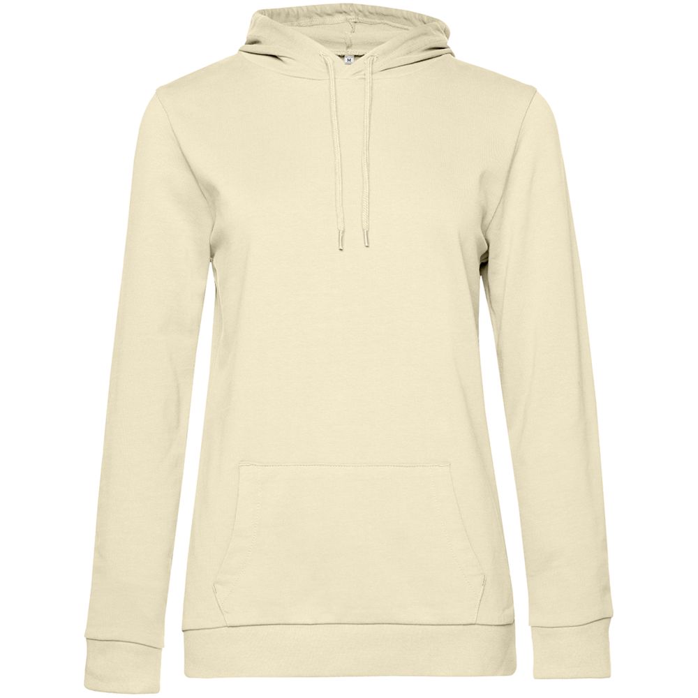 Толстовка с капюшоном женская Hoodie, светло-желтая Толстовка с капюшоном женская Hoodie, светло-желтая