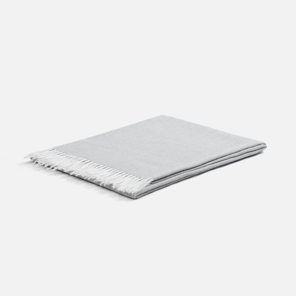 Плед «Гирвас», светло-серый