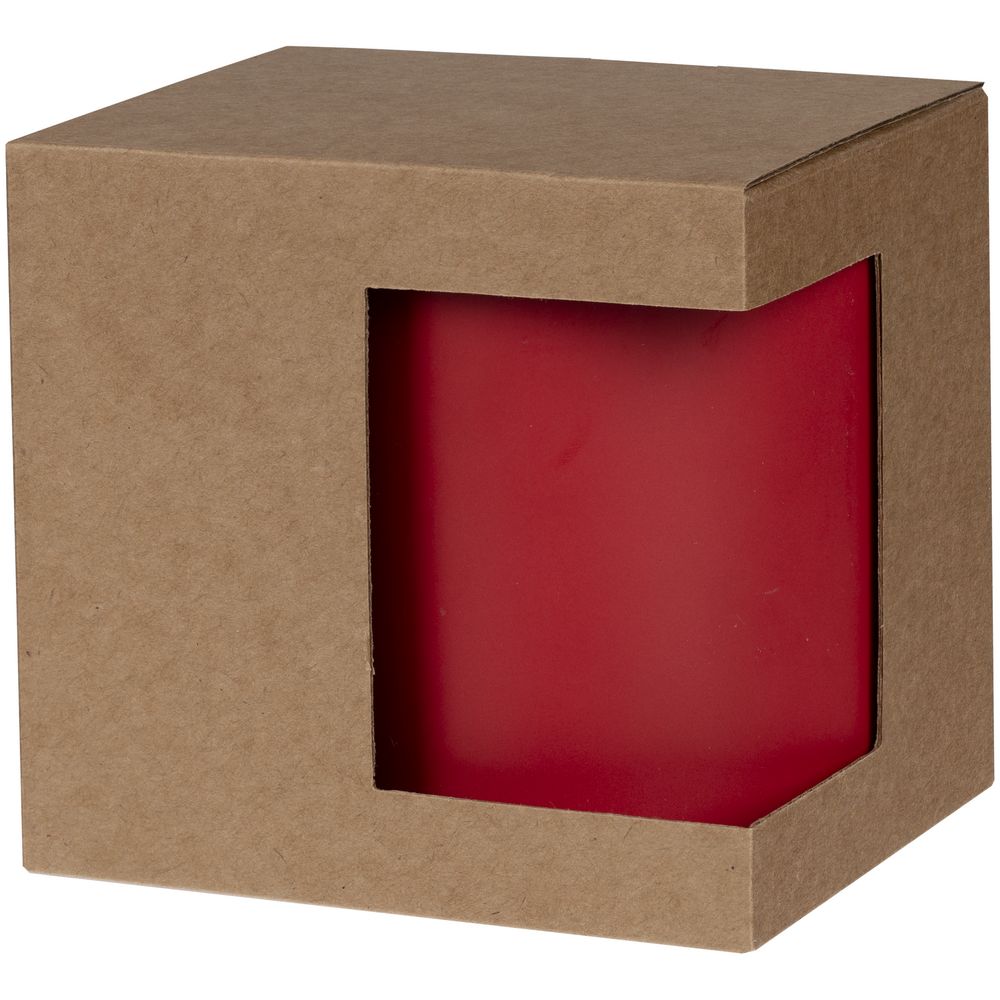 Коробка для кружки с окном Cupcase, крафт Коробка для кружки с окном Cupcase, крафт