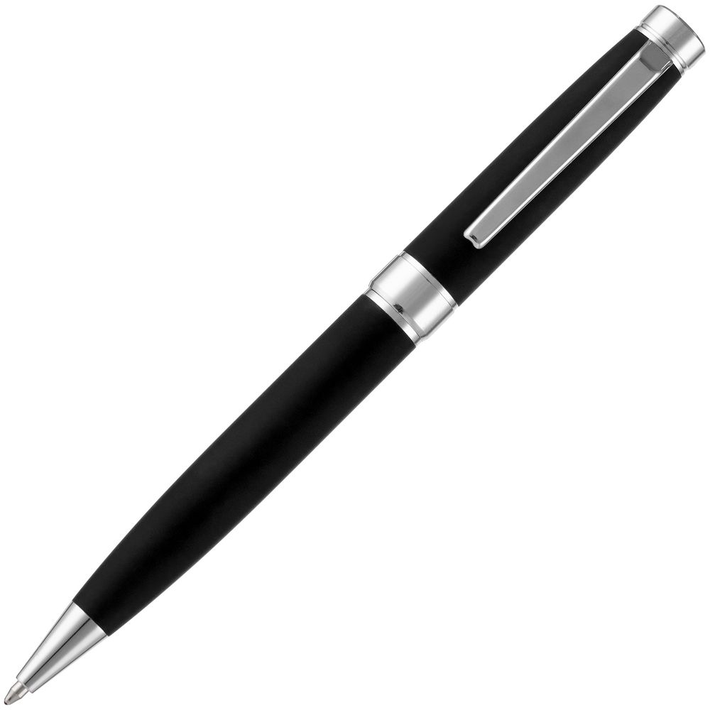 Ручка шариковая Broad Ring Soft Touch, черная Ручка шариковая Broad Ring Soft Touch, черная