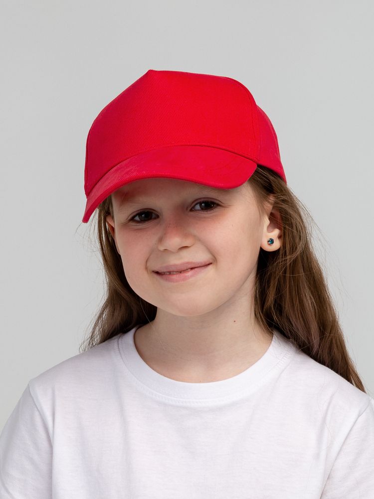 Бейсболка детская Standard Kids, красная Бейсболка детская Standard Kids, красная