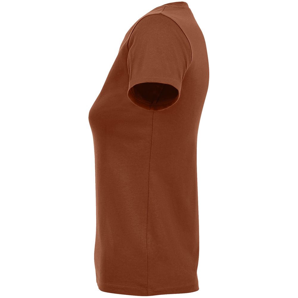 Футболка женская Regent Fit Women, коричневая (терракотовая) Футболка женская Regent Fit Women, коричневая (терракотовая)
