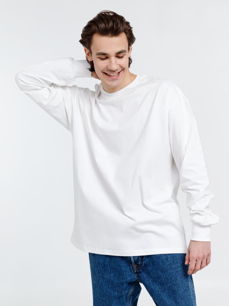 Футболка оверсайз унисекс City Sapiens, молочно-белая