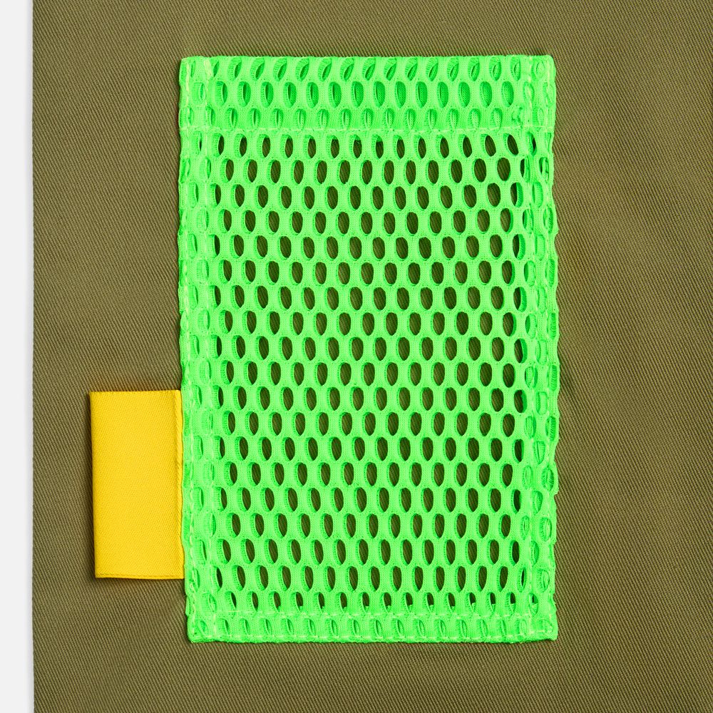 Лейбл тканевый Epsilon, L, желтый