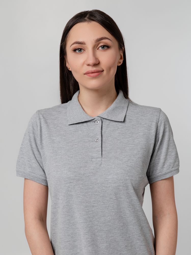 Рубашка поло женская Virma Stretch Lady, серый меланж Рубашка поло женская Virma Stretch Lady, серый меланж