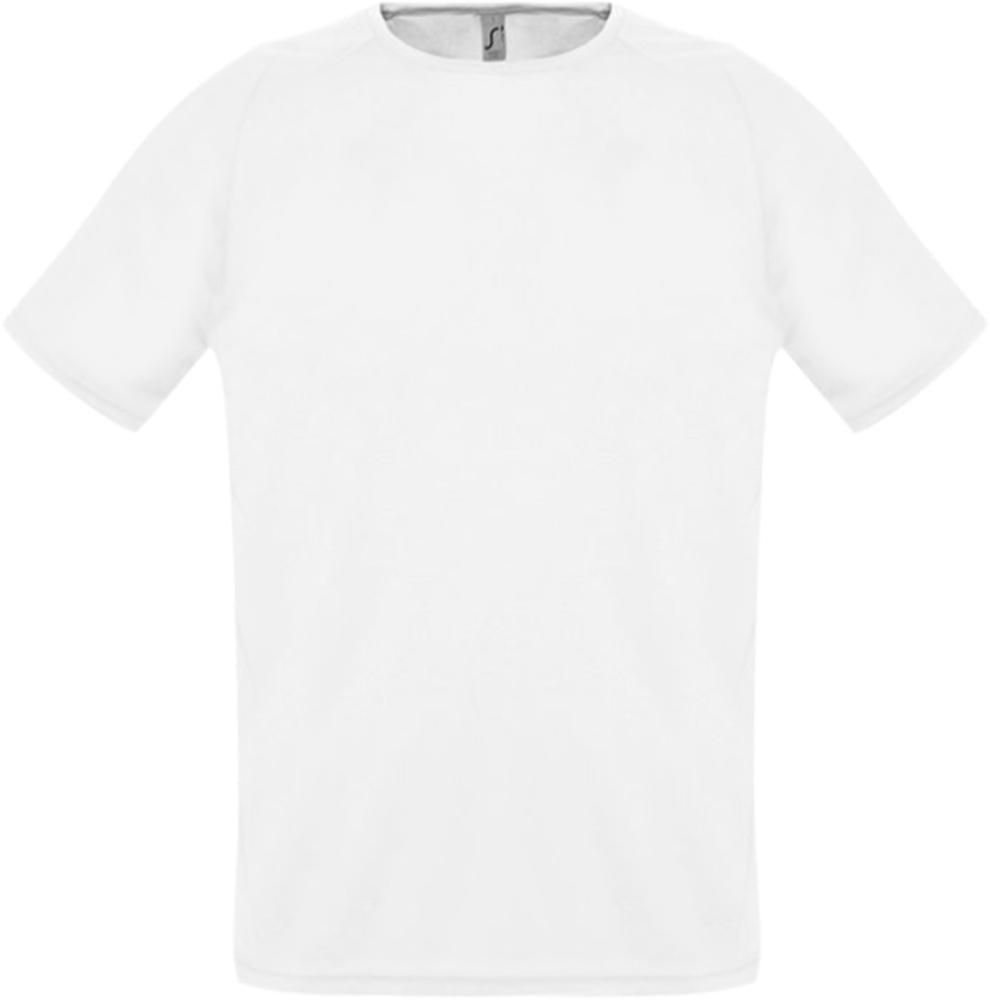 Футболка унисекс Sporty 140, белая Футболка унисекс Sporty 140, белая